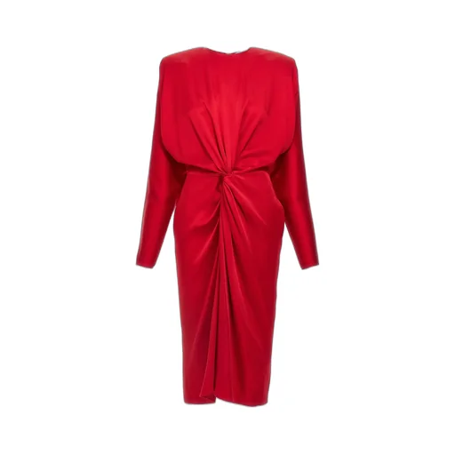 Draped Twist Dress
