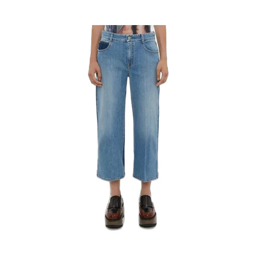 Cropped Wide-Leg Jeans