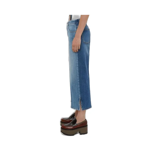 Cropped Wide-Leg Jeans