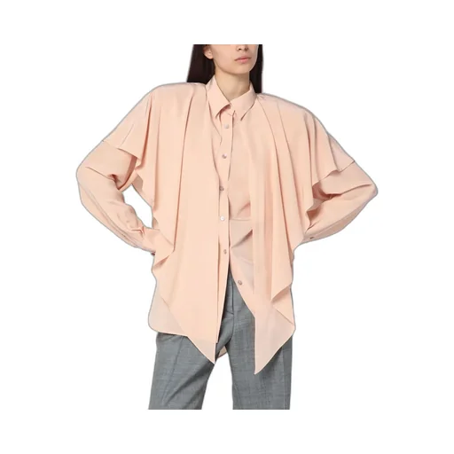 Asymmetric Draped Blouse