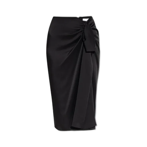Draped Maxi Skirt