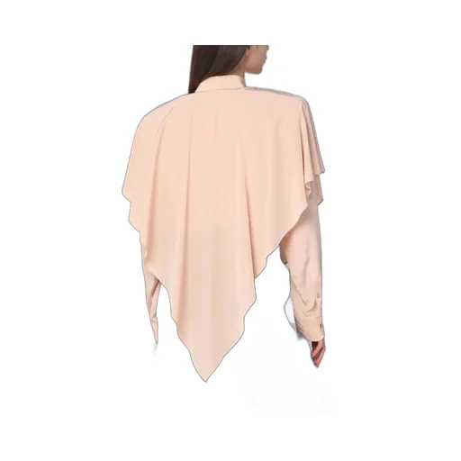 Asymmetric Draped Blouse