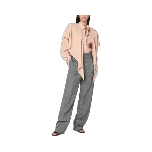 Asymmetric Draped Blouse