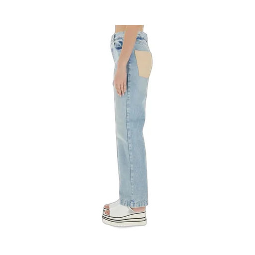 High-Waisted Straight Leg Jeans