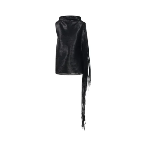 Asymmetric Fringe Top