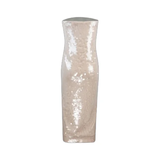 Strapless Sequin Maxi Dress
