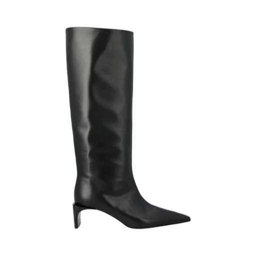 Knee-High Leather Boots