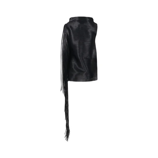 Asymmetric Fringe Top