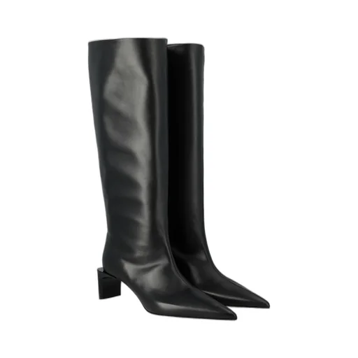 Knee-High Leather Boots