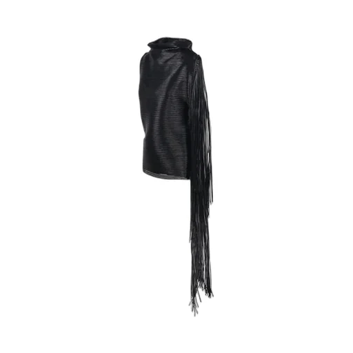 Asymmetric Fringe Top