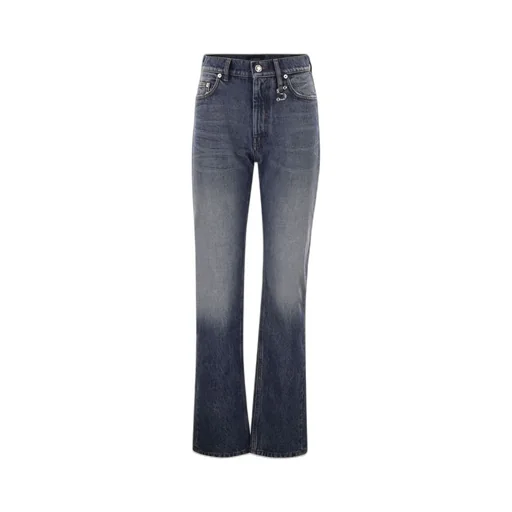 High-Waisted Flared Jeans