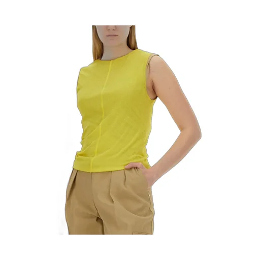 Sleeveless Ruched Top