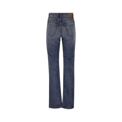 High-Waisted Flared Jeans