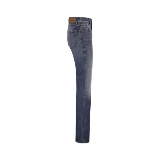 High-Waisted Flared Jeans