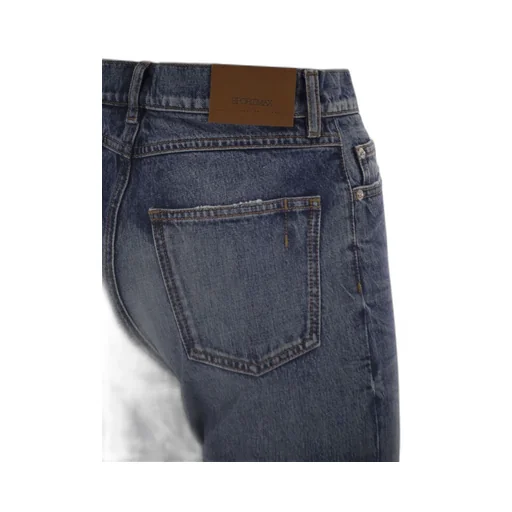 High-Waisted Flared Jeans