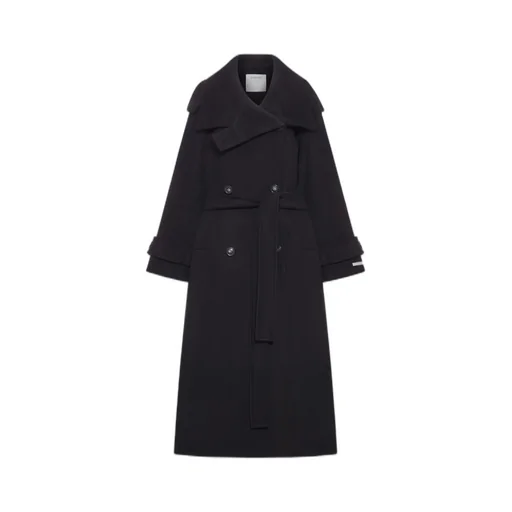 Double-Breasted Wool Coat