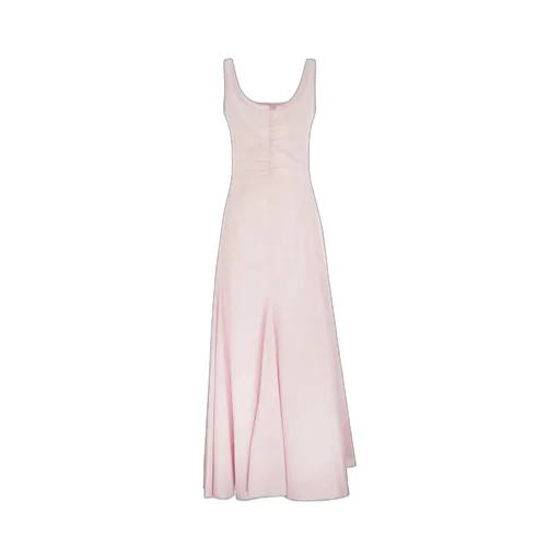 Sleeveless Ruched Maxi Dress