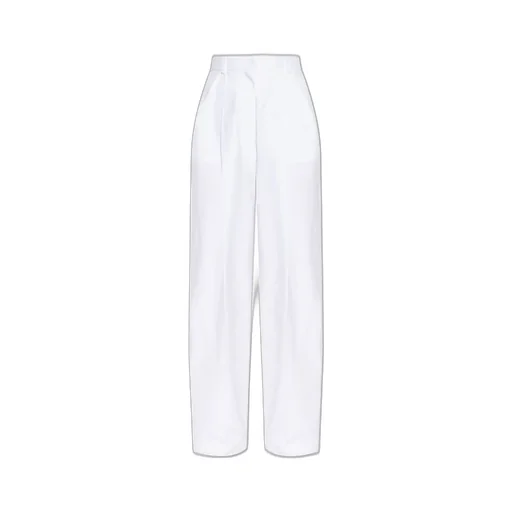 High-Waisted Wide-Leg Trousers