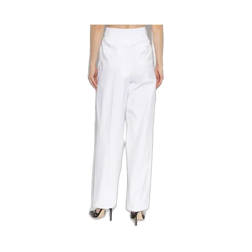 High-Waisted Wide-Leg Trousers
