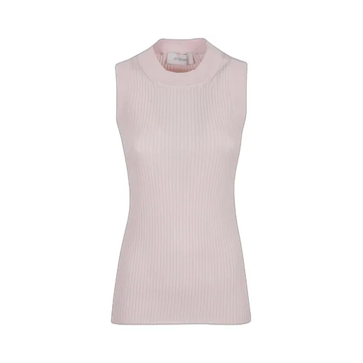 Ribbed Knit Sleeveless Top