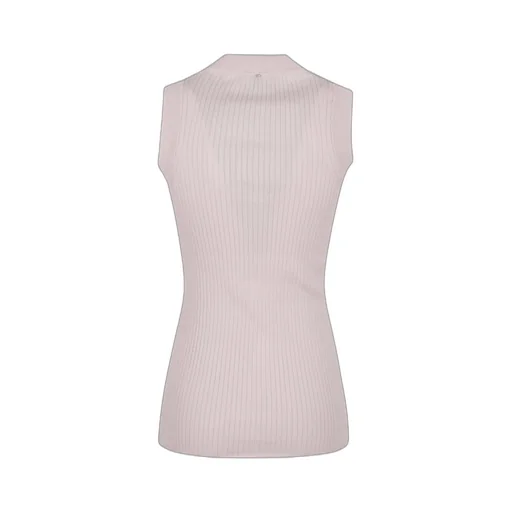 Ribbed Knit Sleeveless Top