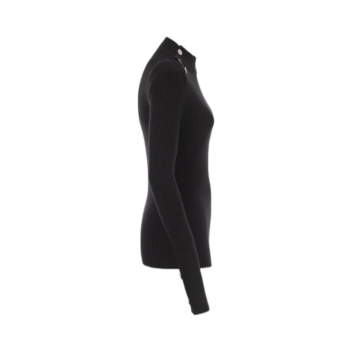 Ribbed Mock Neck Sweater
