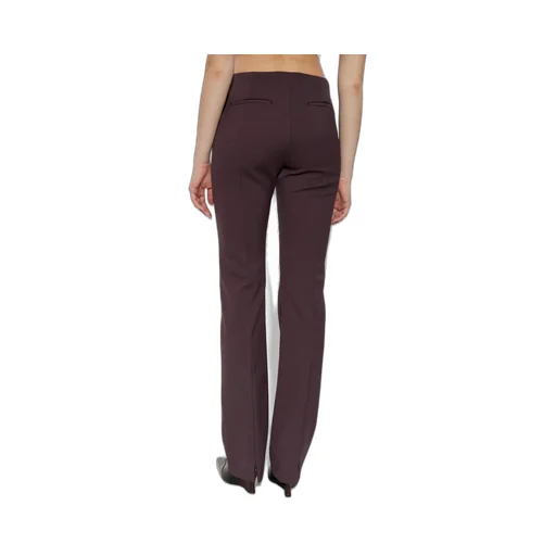 High-Waisted Flared Trousers