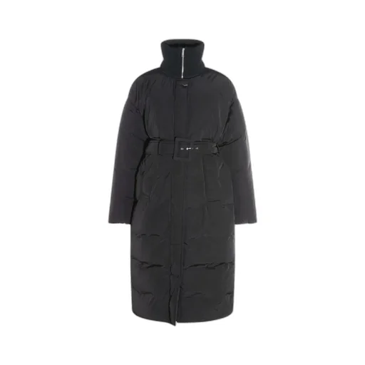 Padded Coat With Belt