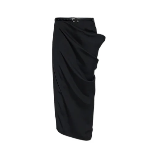 Draped Maxi Skirt