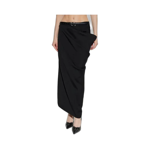 Draped Maxi Skirt
