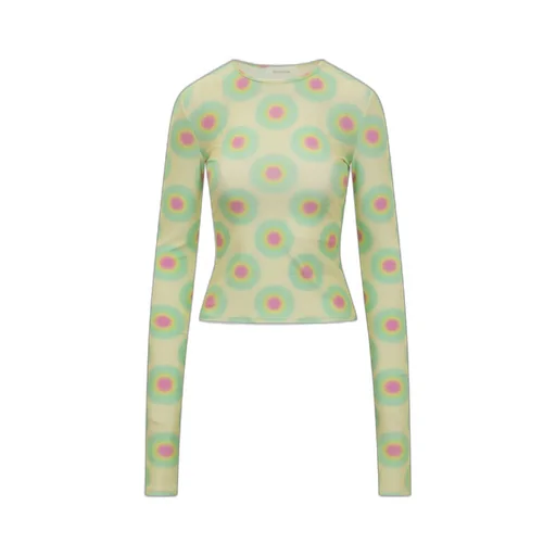 Mesh Long Sleeve Top