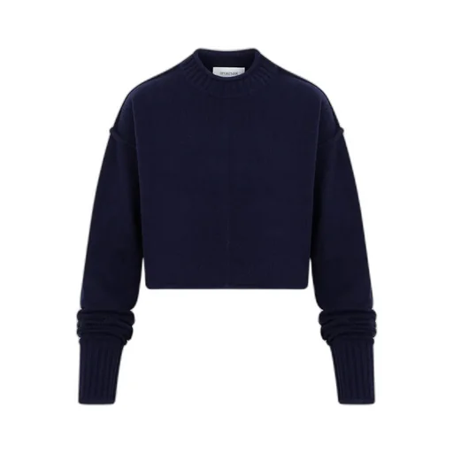 Cropped Mock Neck Sweater