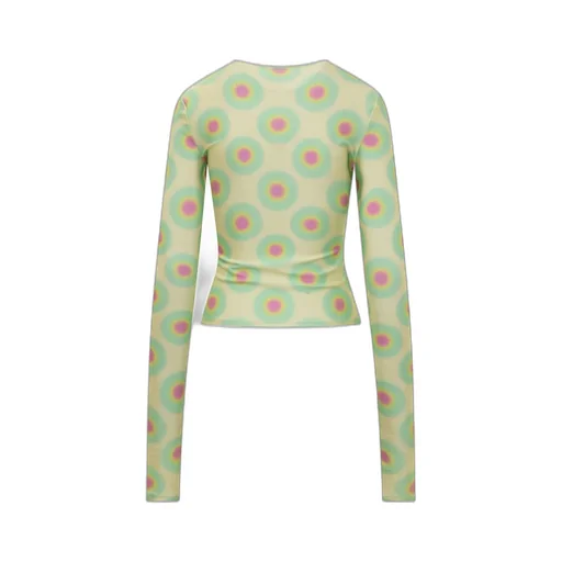 Mesh Long Sleeve Top
