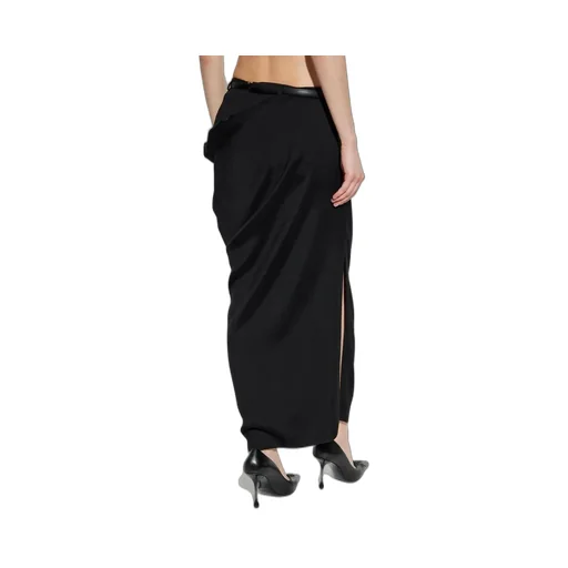 Draped Maxi Skirt