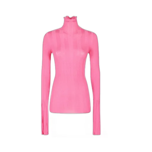 Ribbed Turtleneck Top