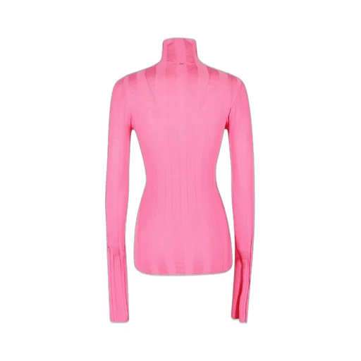 Ribbed Turtleneck Top