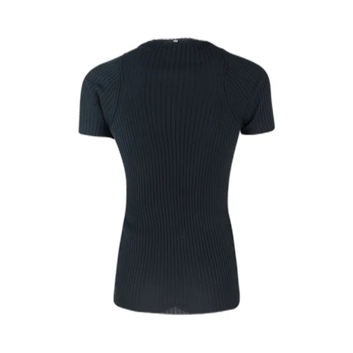 Ribbed Knit T-Shirt