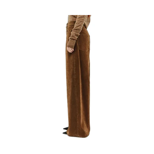 Wide-Leg Corduroy Pants