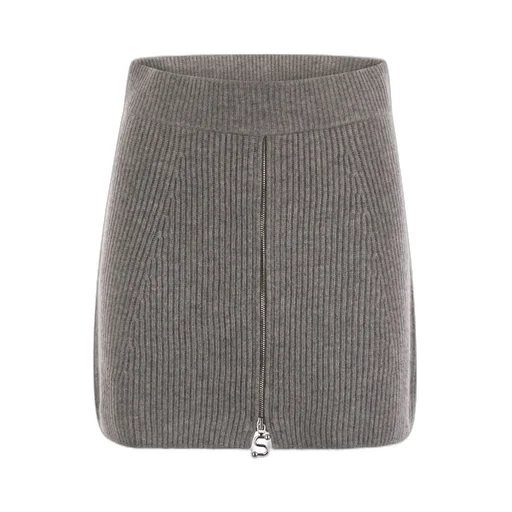 Ribbed Knit Mini Skirt