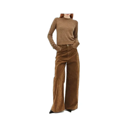 Wide-Leg Corduroy Pants