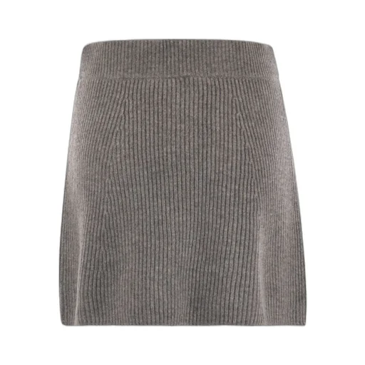 Ribbed Knit Mini Skirt