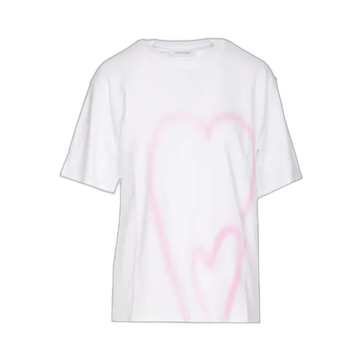 T-Shirt With Hearts Print