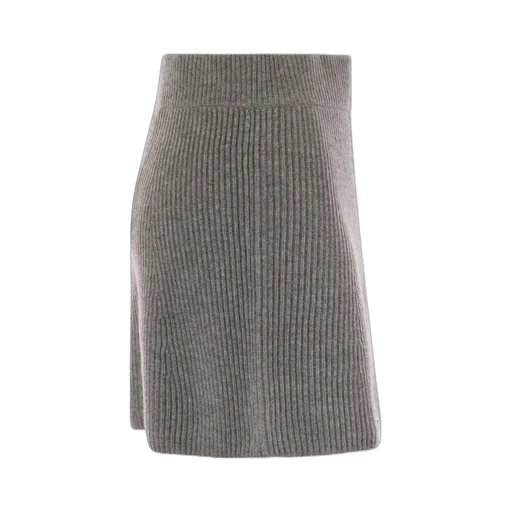 Ribbed Knit Mini Skirt