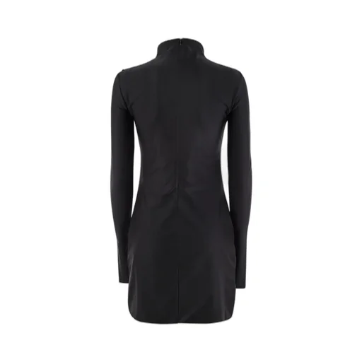 Long Sleeve Mock Neck Mini Dress