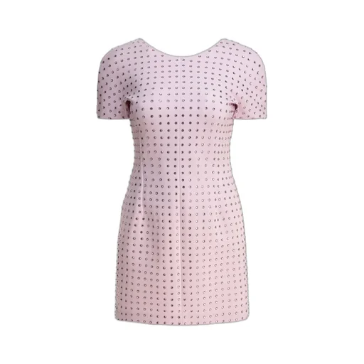 Mini Dress With Rhinestones