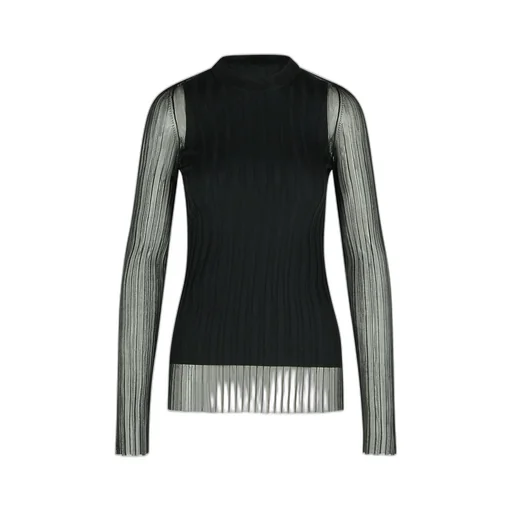Ribbed Mesh Top