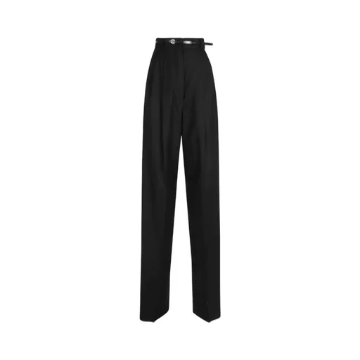 High-Waisted Wide-Leg Trousers