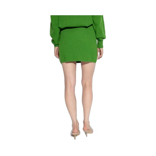 Ribbed Knit Mini Skirt
