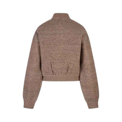 Cropped Knit Cardigan