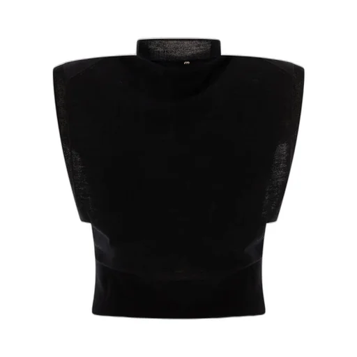 Sleeveless Turtleneck Top